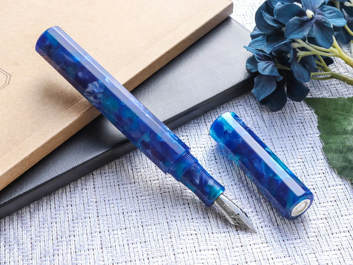 KALEIDO Fountain Pen - Deep Blue (Kaiha)