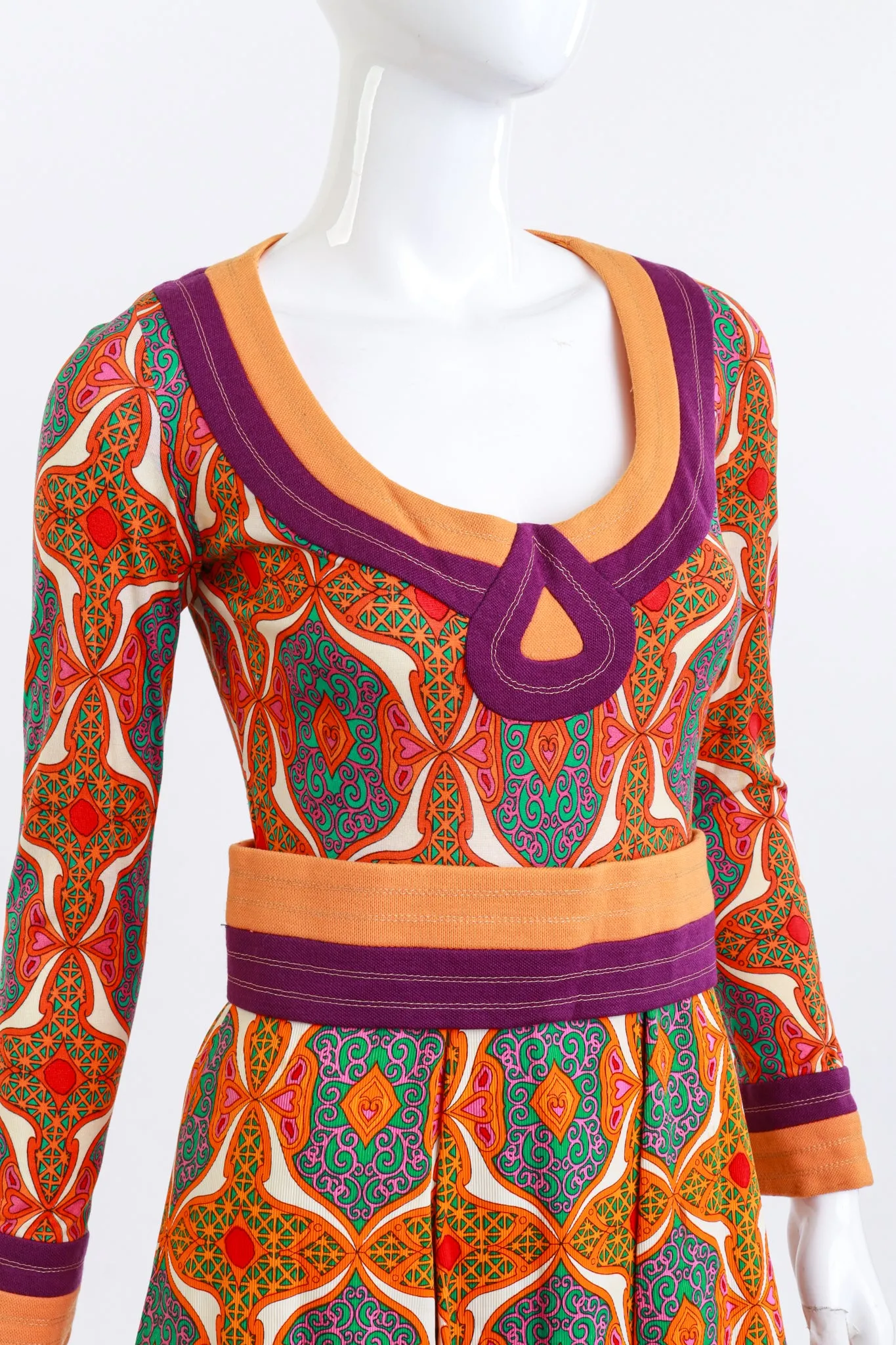 Kaleidoscope Paisley Scoopneck Dress