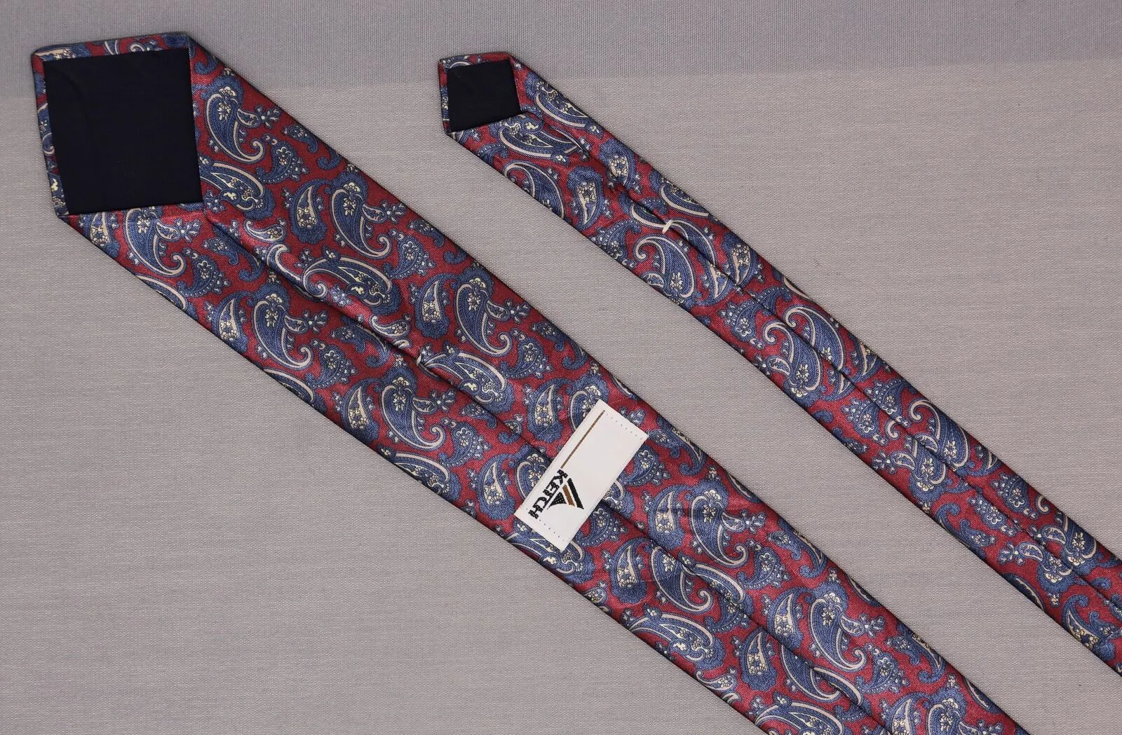 Ketch US Made Paisley Necktie Vintage Tie