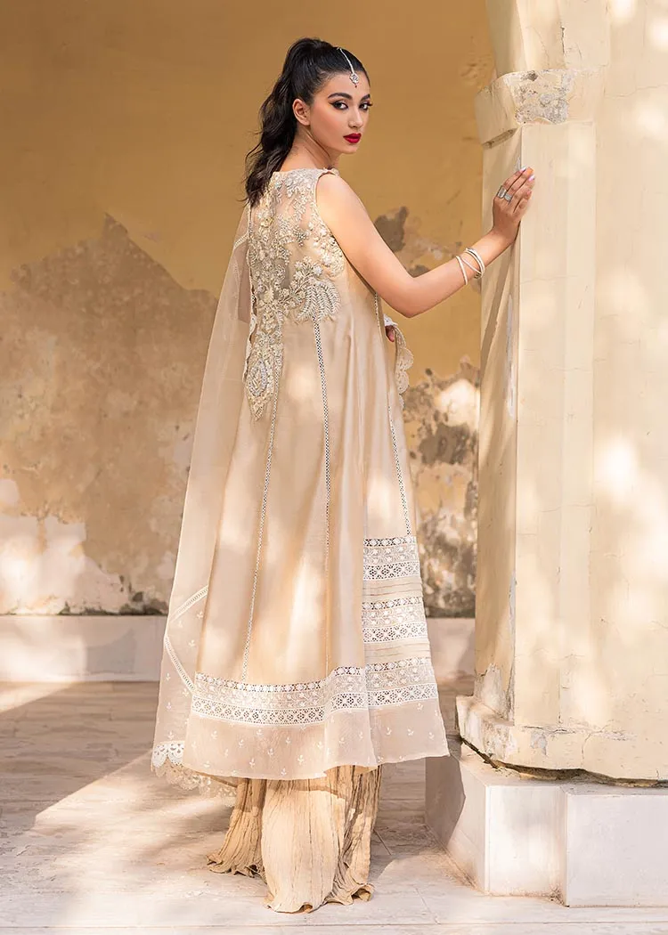 Latest Pakistani Crushed Sharara Suit Kameez Dupatta