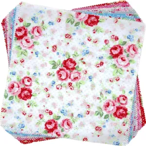 Lecien Flower Sugar Paisley Wind 10" Origami Square Pack