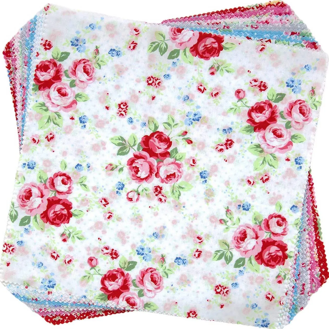 Lecien Flower Sugar Paisley Wind 10" Origami Square Pack