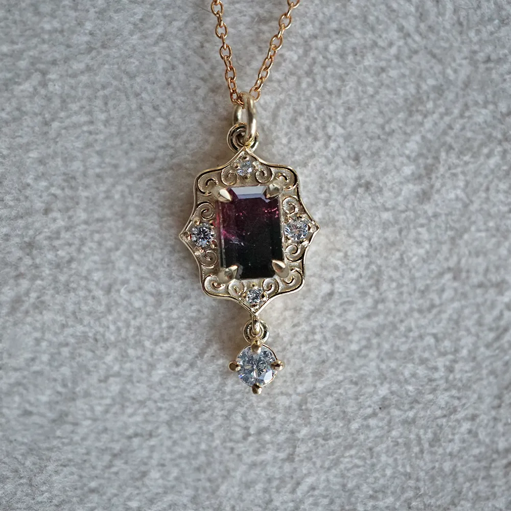 Limited Edition: Velvet Night Tourmaline Necklace