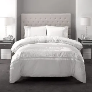 Linen House Ayesha Duvet Cover White