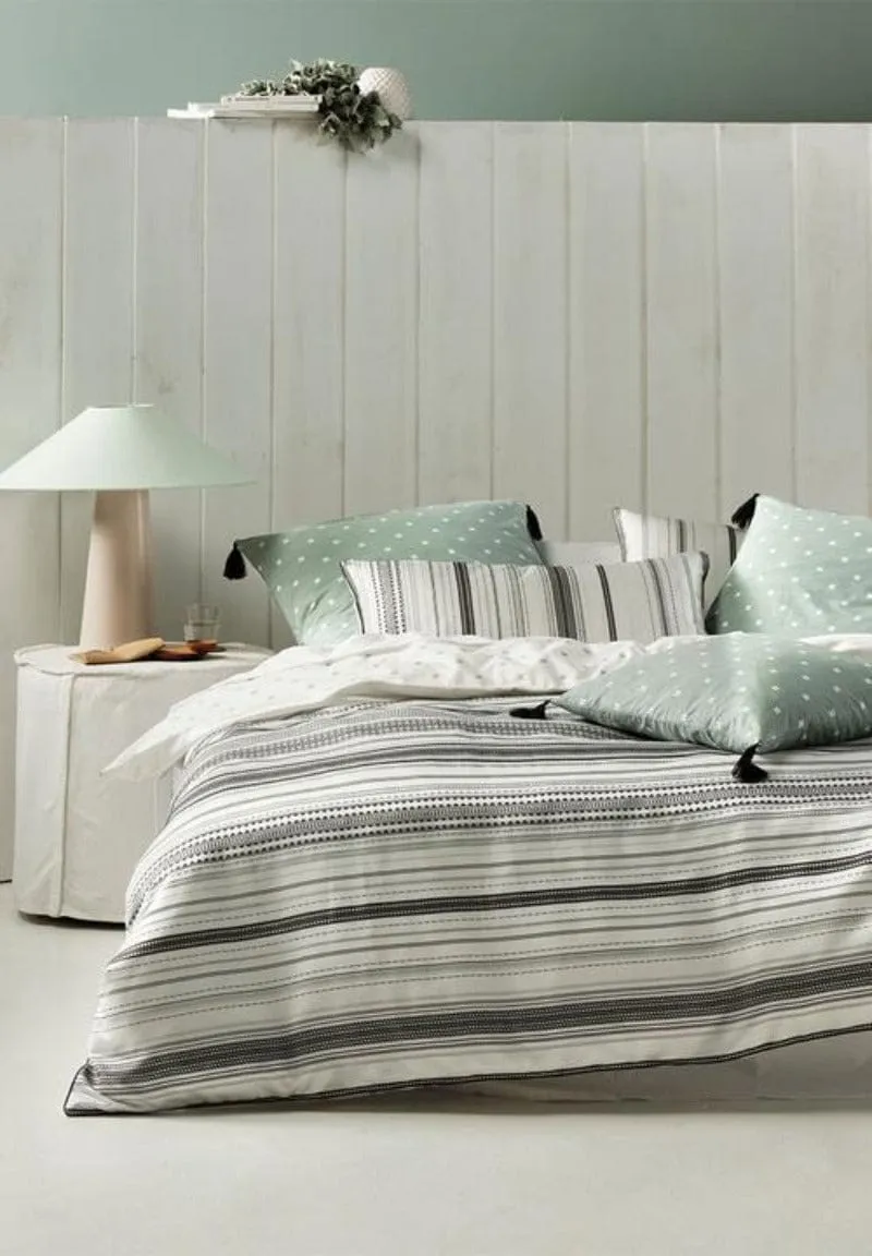 Linen House Green Kemer Duvet Cover Set