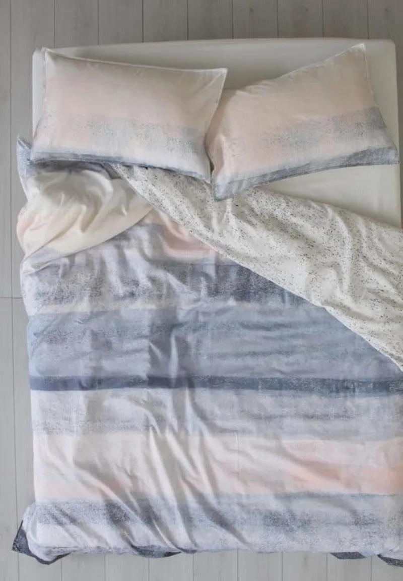 Linen House Peach Kezia Duvet Cover Set