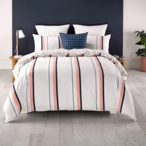 Linen House Peach Sol Duvet Cover Set