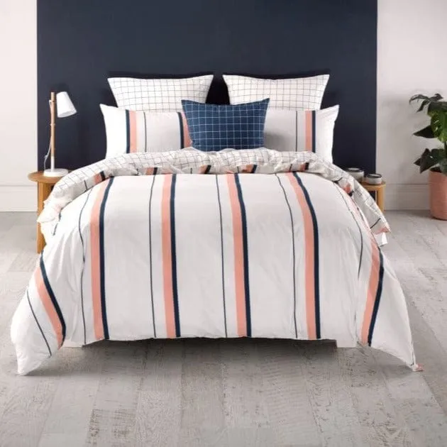 Linen House Peach Sol Duvet Cover Set