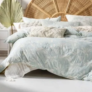 Linen House Tropea Aqua Duvet Cover Set