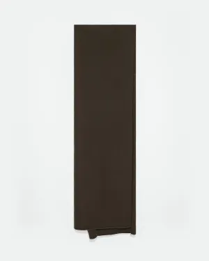 Long scarf in cashmere wool knit
