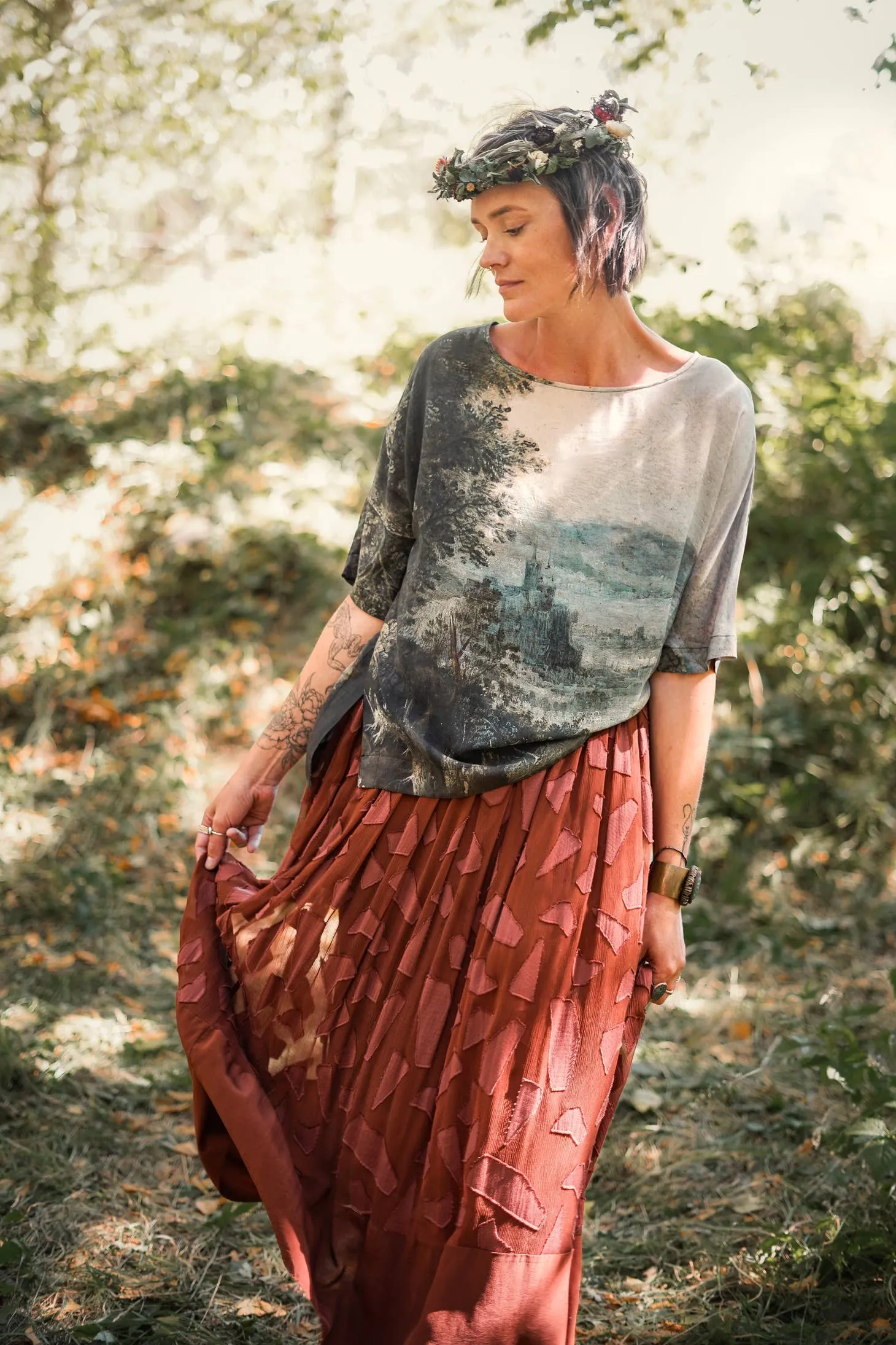 Luxury Art Tunic Tee, multiple styles