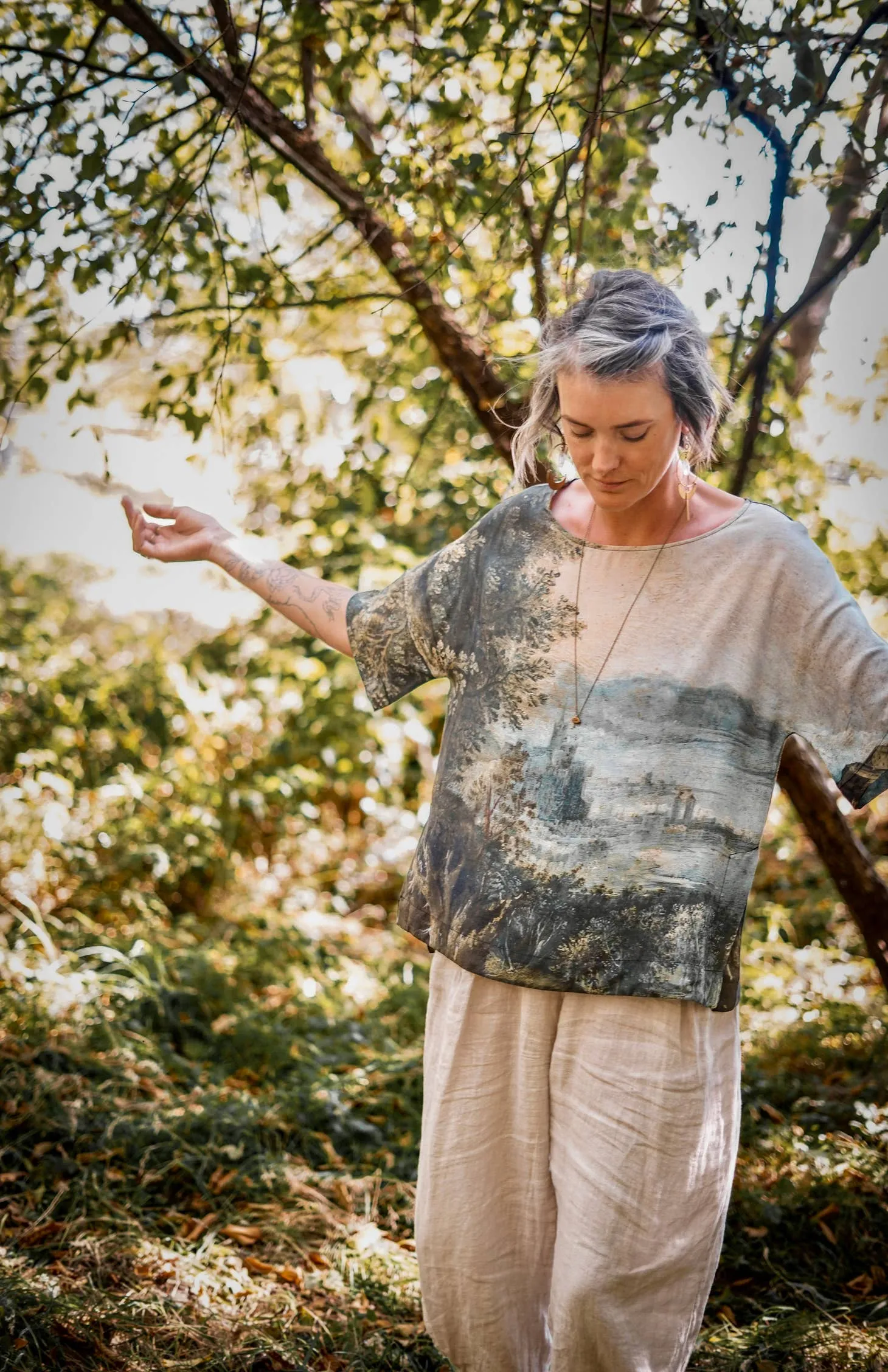 Luxury Art Tunic Tee, multiple styles