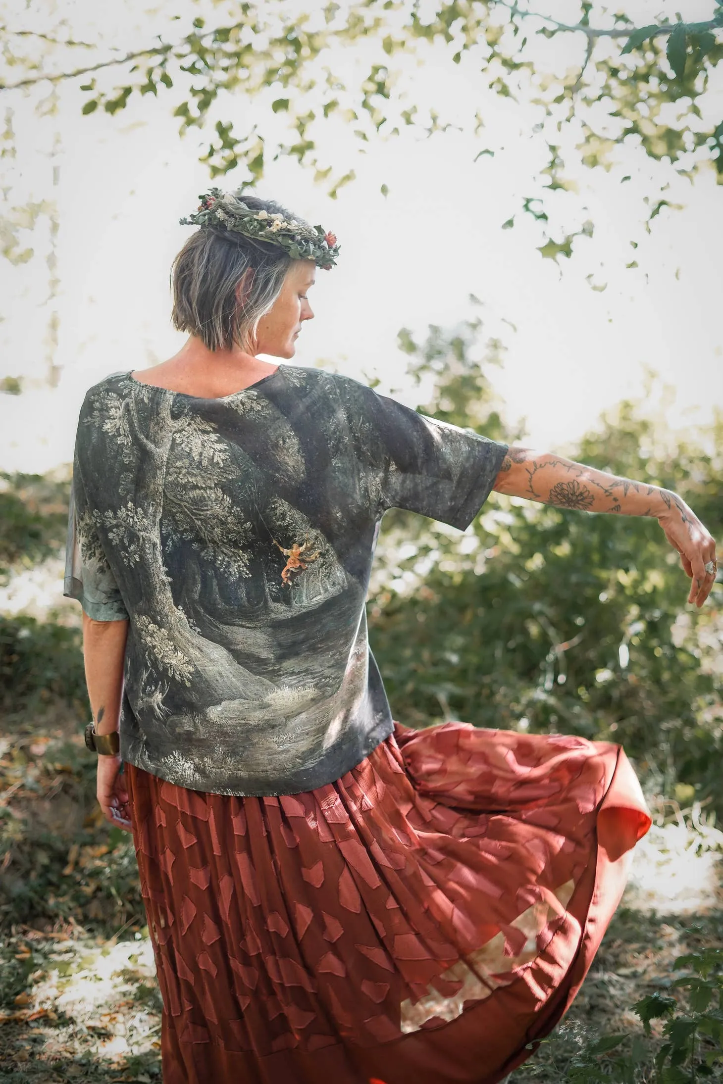 Luxury Art Tunic Tee, multiple styles