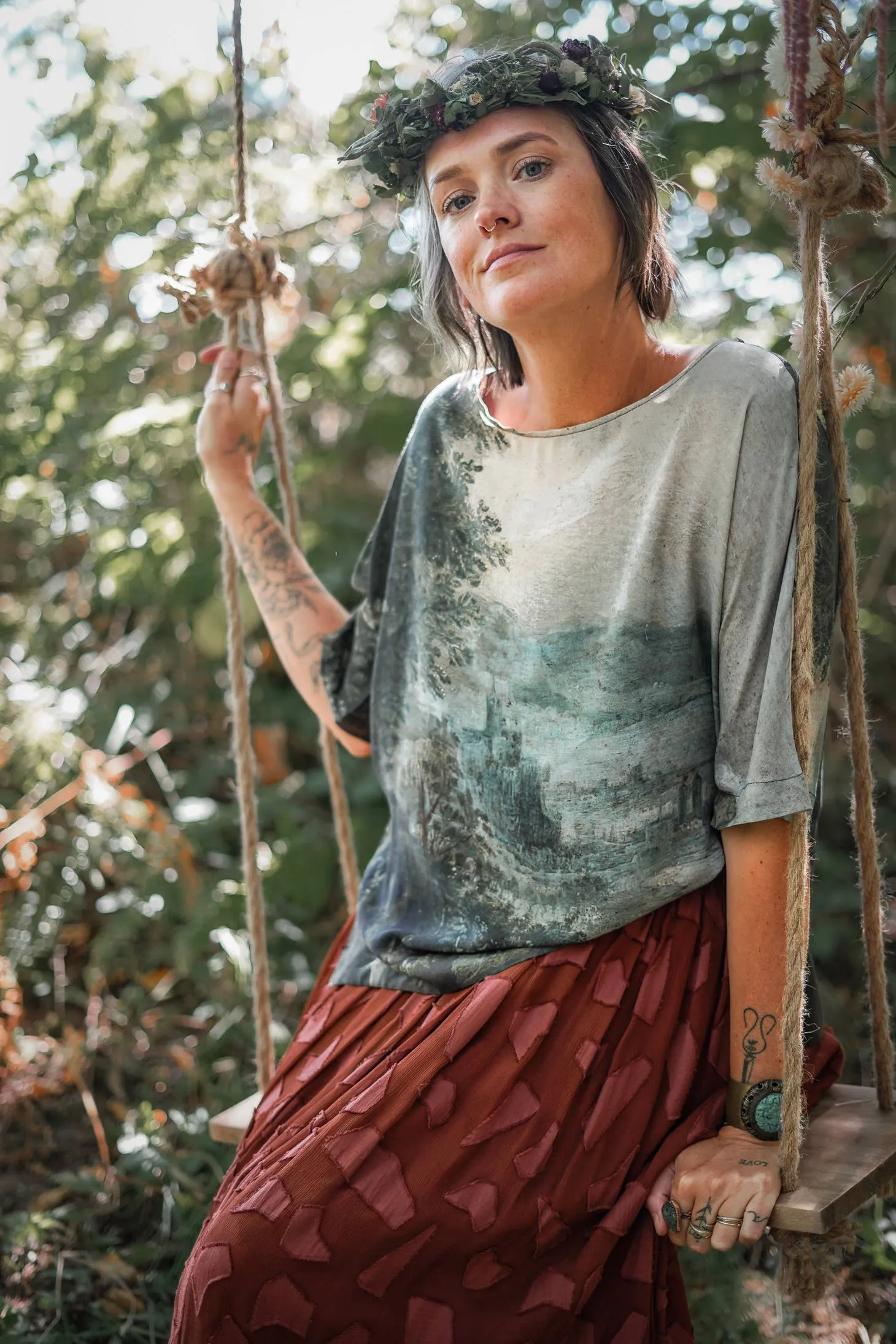 Luxury Art Tunic Tee, multiple styles