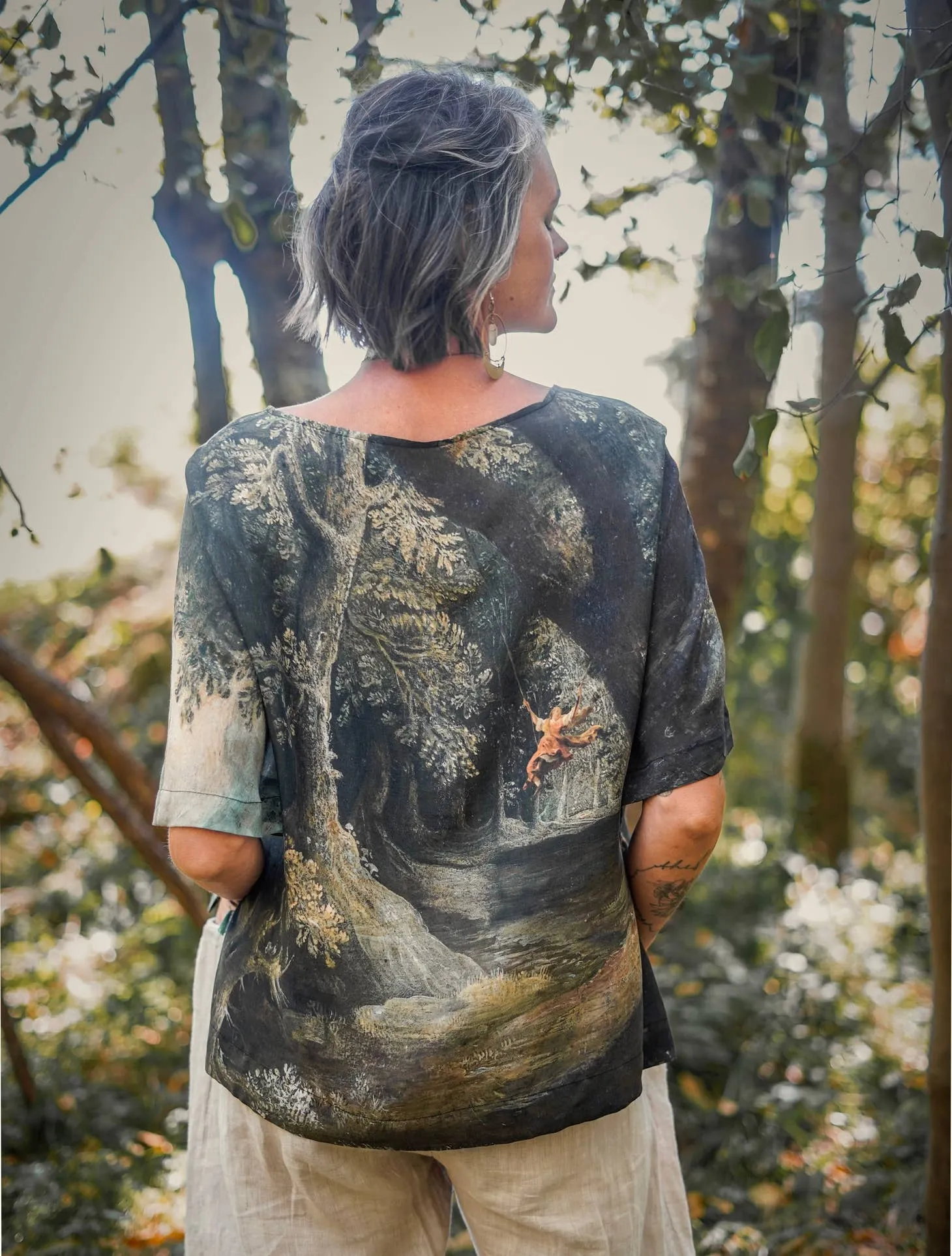 Luxury Art Tunic Tee, multiple styles
