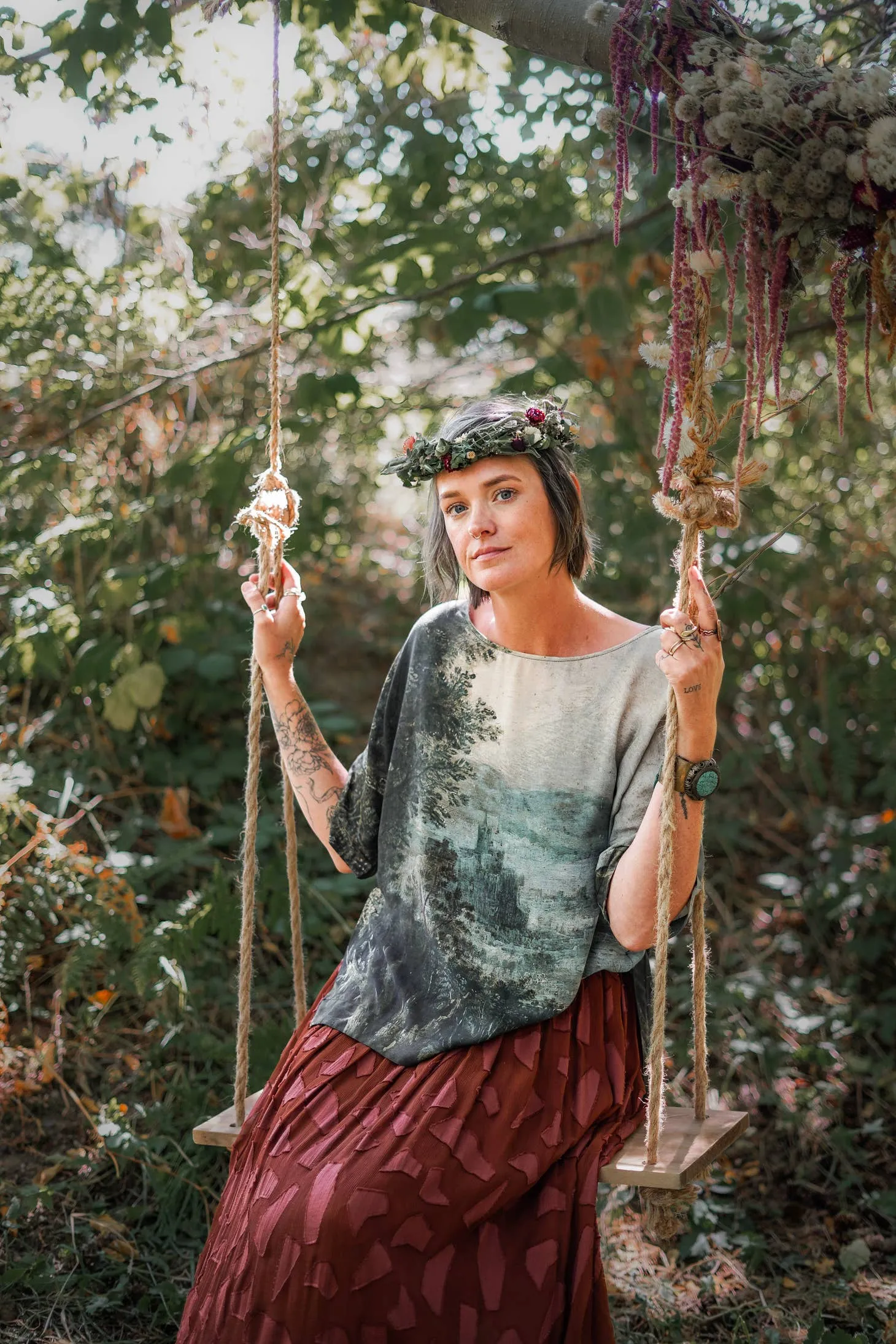 Luxury Art Tunic Tee, multiple styles