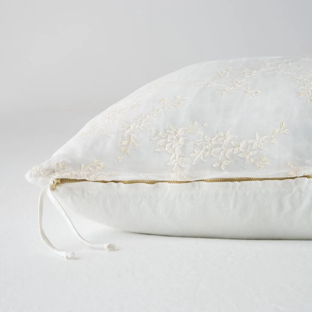 Lynette Euro Sham - Winter White