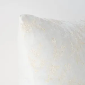 Lynette Euro Sham - Winter White