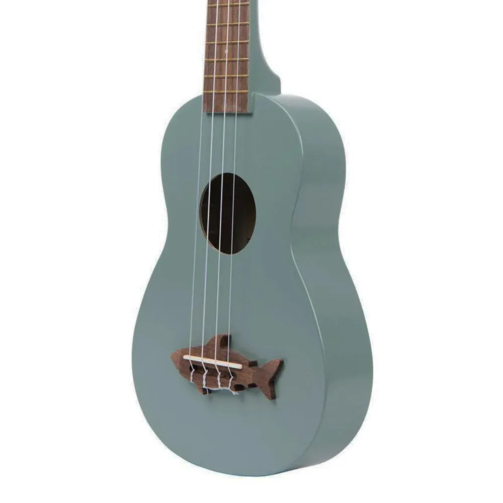 Makala Shark Fin Gray Soprano Ukulele