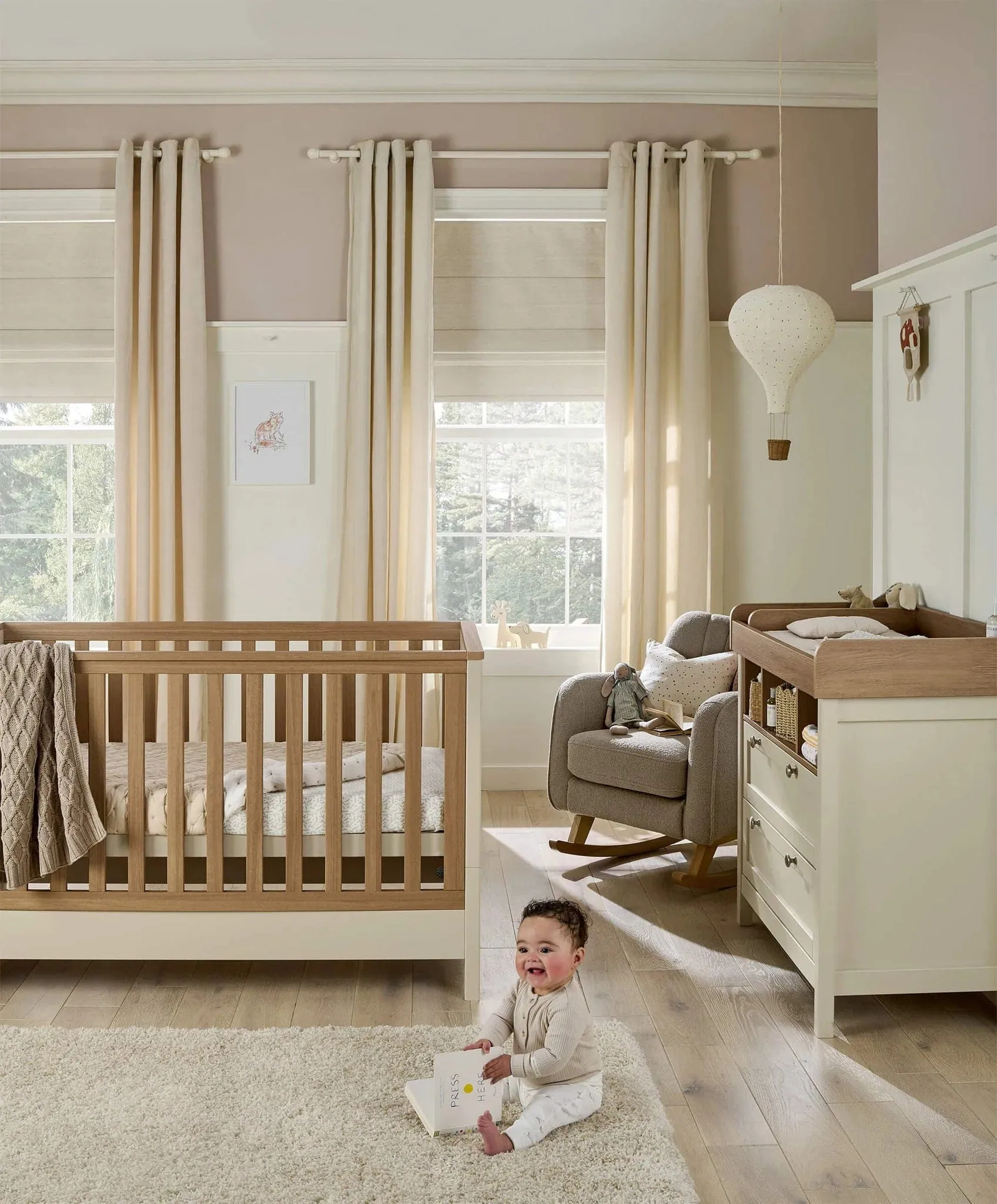 Mamas & Papas Harwell 2Pc Furniture Set - Cashmere