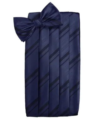 Marine Kids Striped Satin Cummerbund