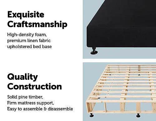 Mattress Base - Midnight Black
