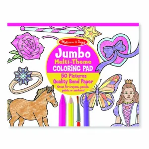 Melissa & Doug Jumbo Colouring Pad (Pink)