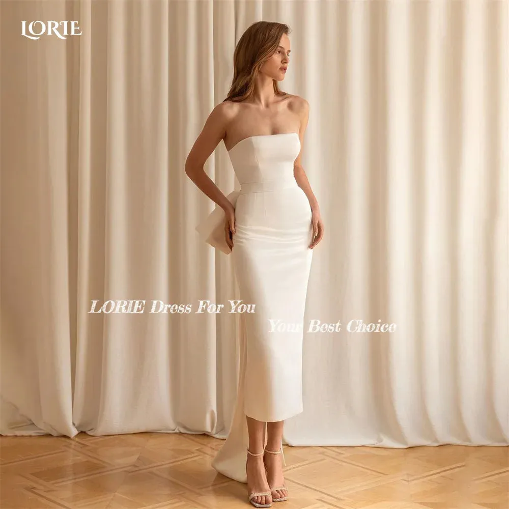 Mermaid Wedding Dresses Off Shoulder Sleeveless Bridal Gowns
