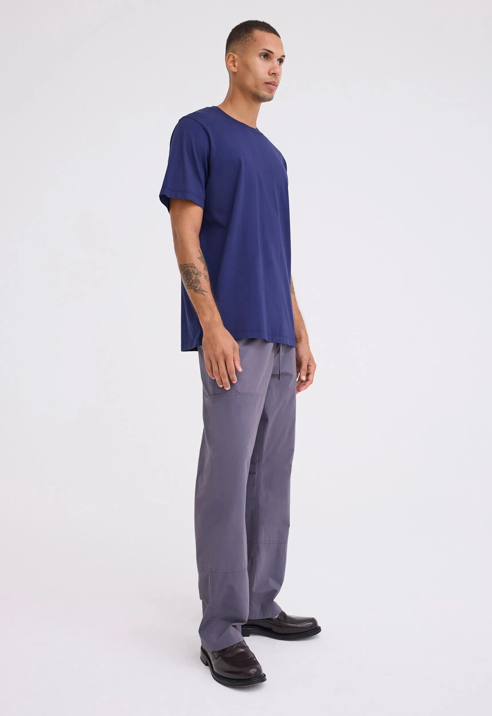 Mills Cotton Tee - Paton Blue