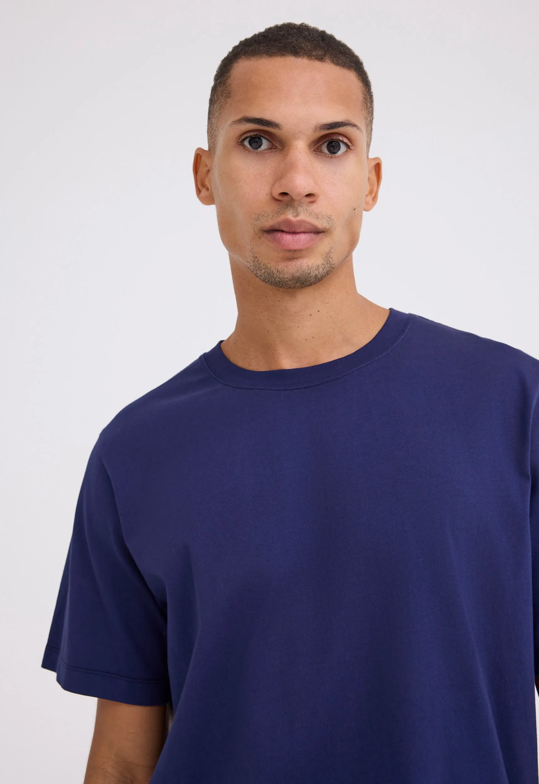 Mills Cotton Tee - Paton Blue