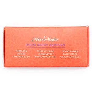 Mixologie Mini Room Spray Deluxe Sampler Set (Ships in 2-3 Weeks)