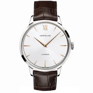 Montblanc Clock Heritage Spirit 41mm Automatic Silver Steel 110695