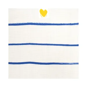 Mr. Sharpie Indigo Fabric