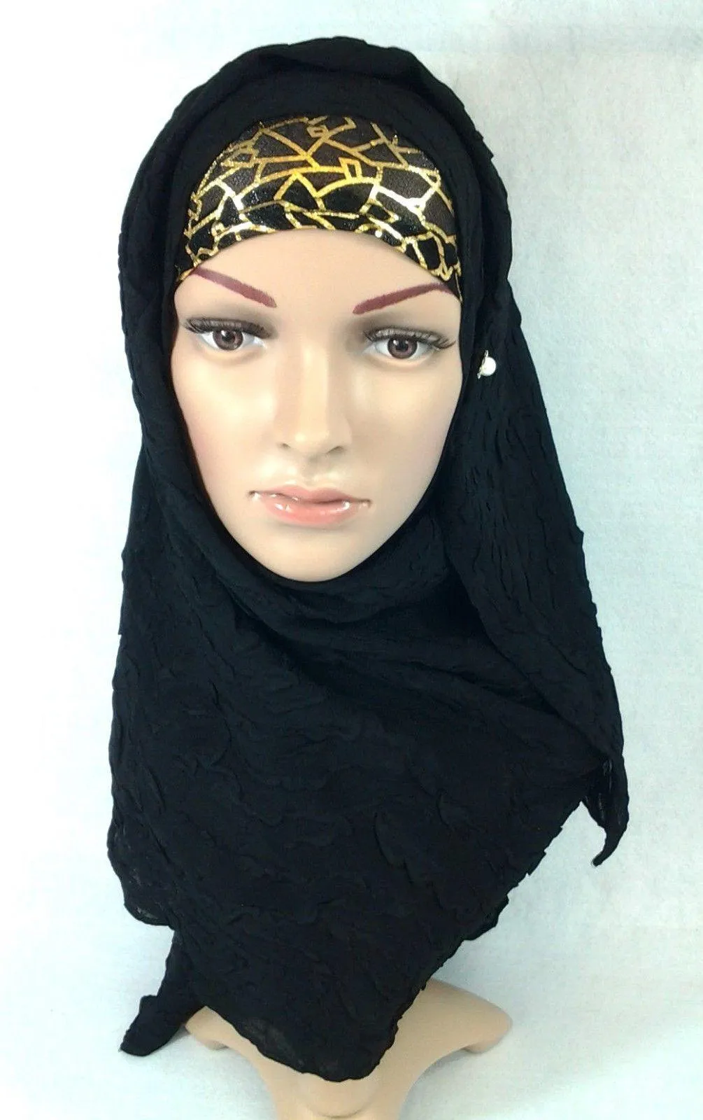 Muslim Hijab Islamic Scarf Shawls Arab Headwear