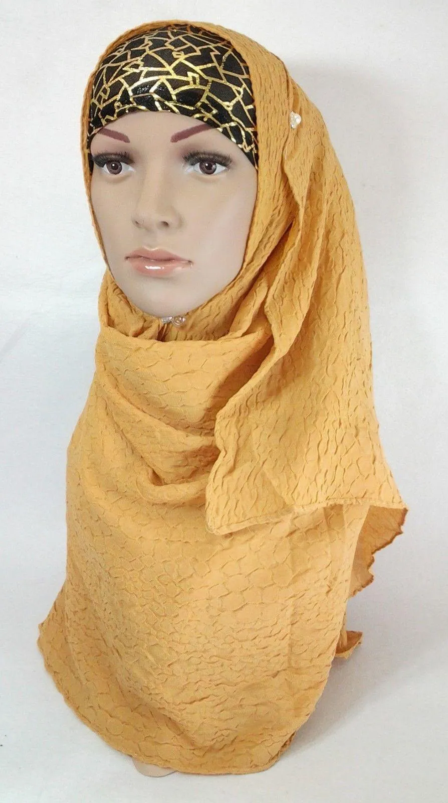 Muslim Hijab Islamic Scarf Shawls Arab Headwear