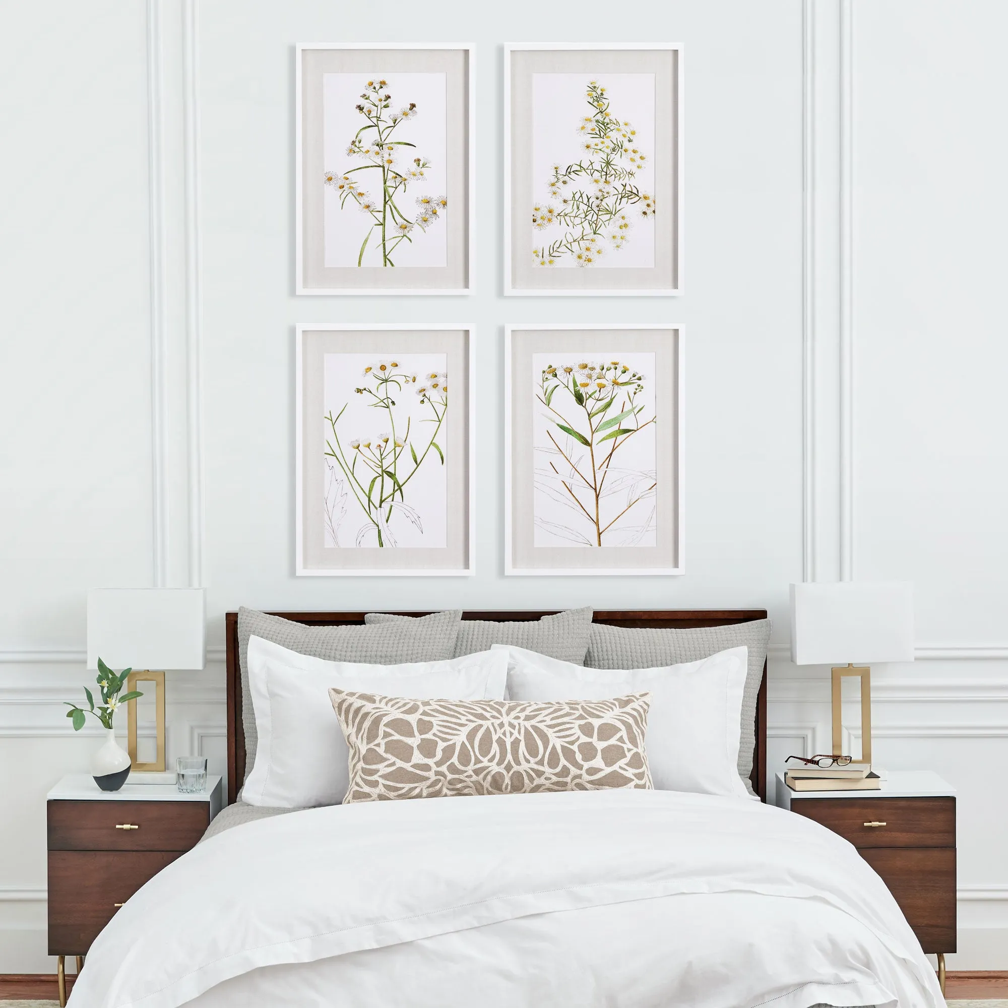 NAPA Home & Garden, DAISY PRINTS, SET OF 4,NNH522