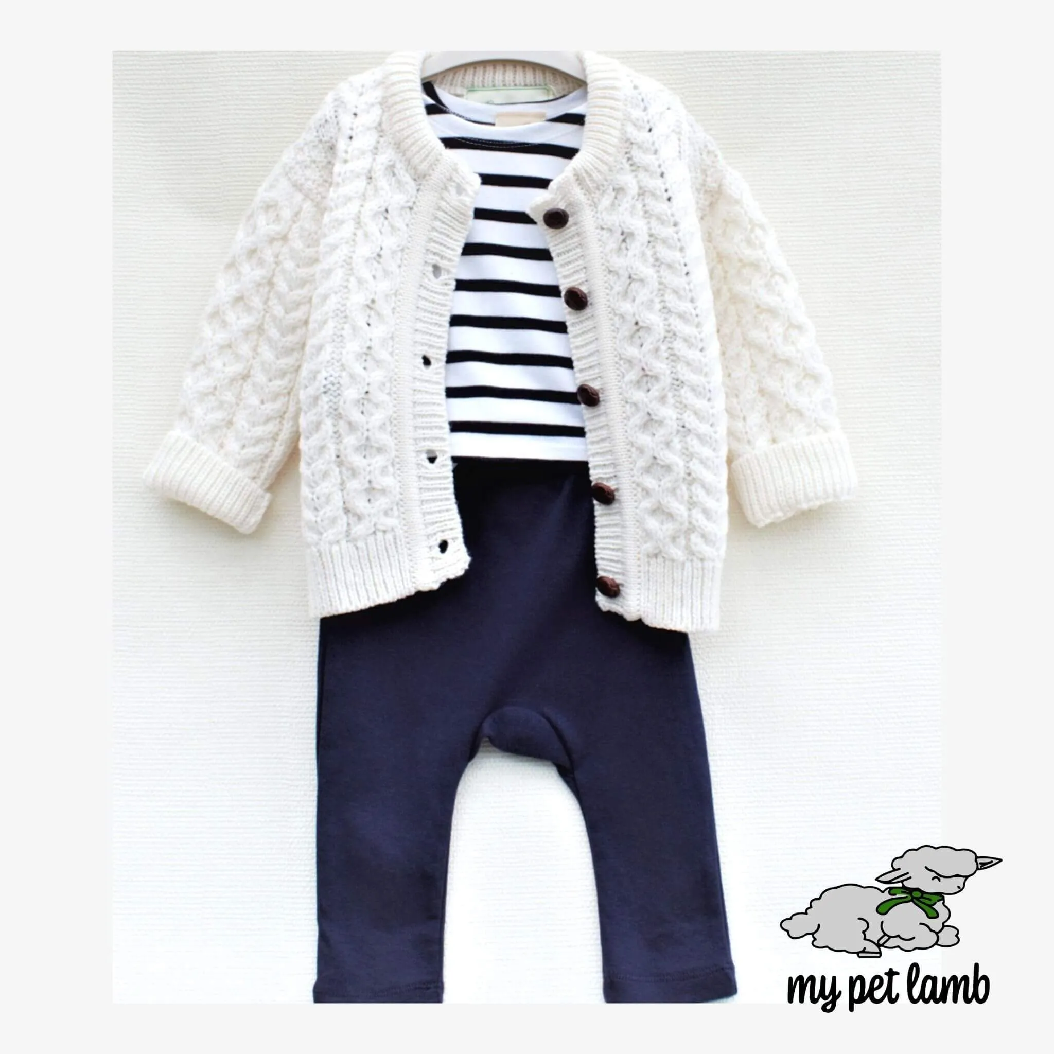 Navy Organic Cotton Leggings