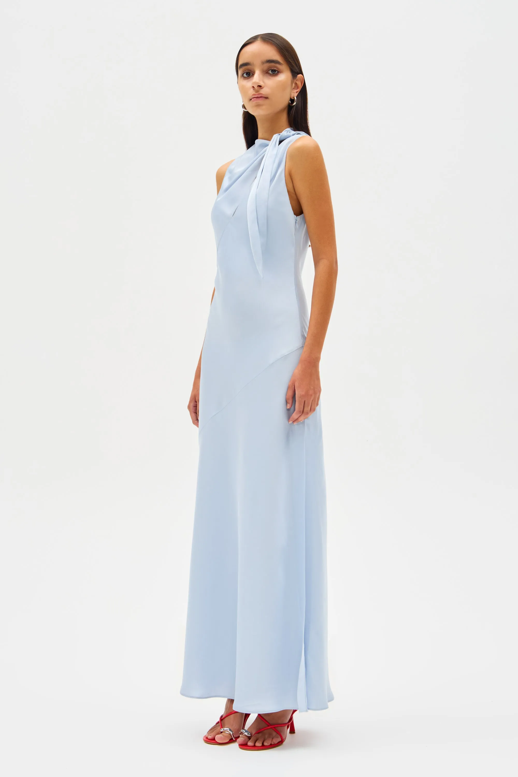NOELIA SATIN MAXI DRESS