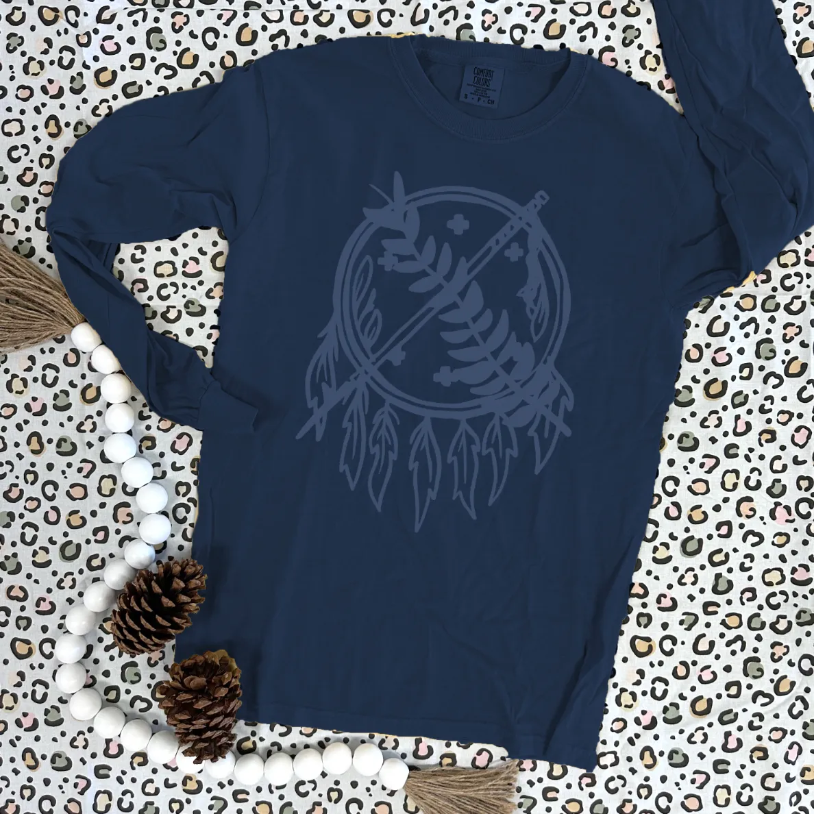 OKLAHOMA 2024: Simple Handdrawn Dreamcatcher (LONGSLEEVE *multiple color options*)