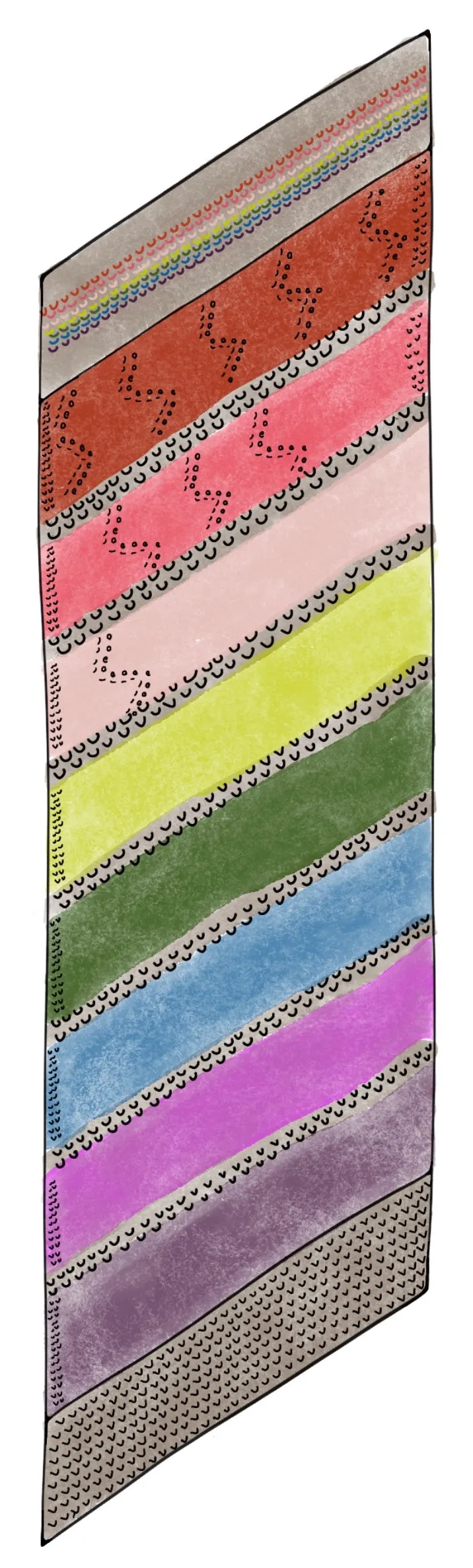 Paintbox Wrap pattern