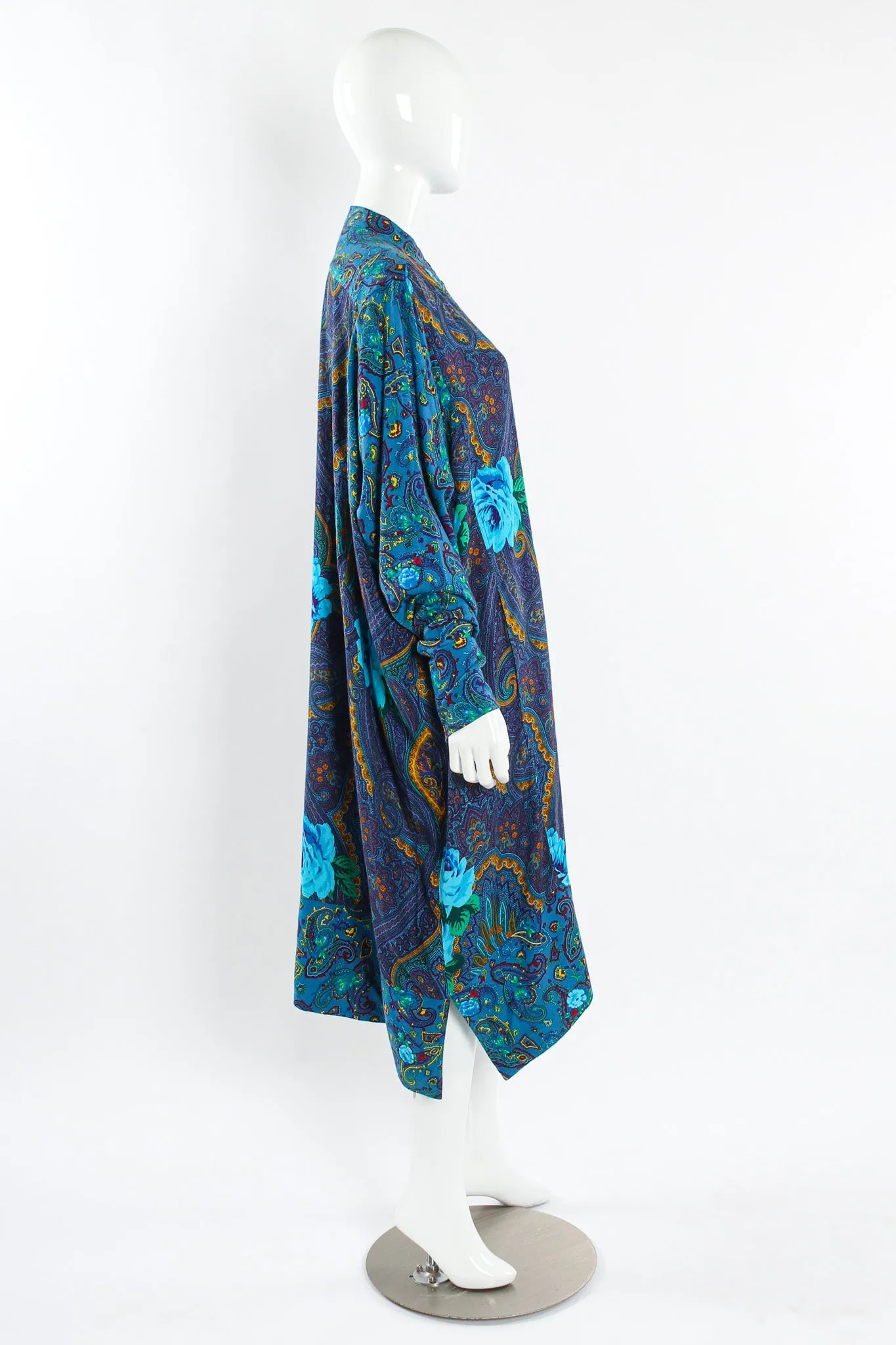 Paisley Floral Tunic Shirt Dress