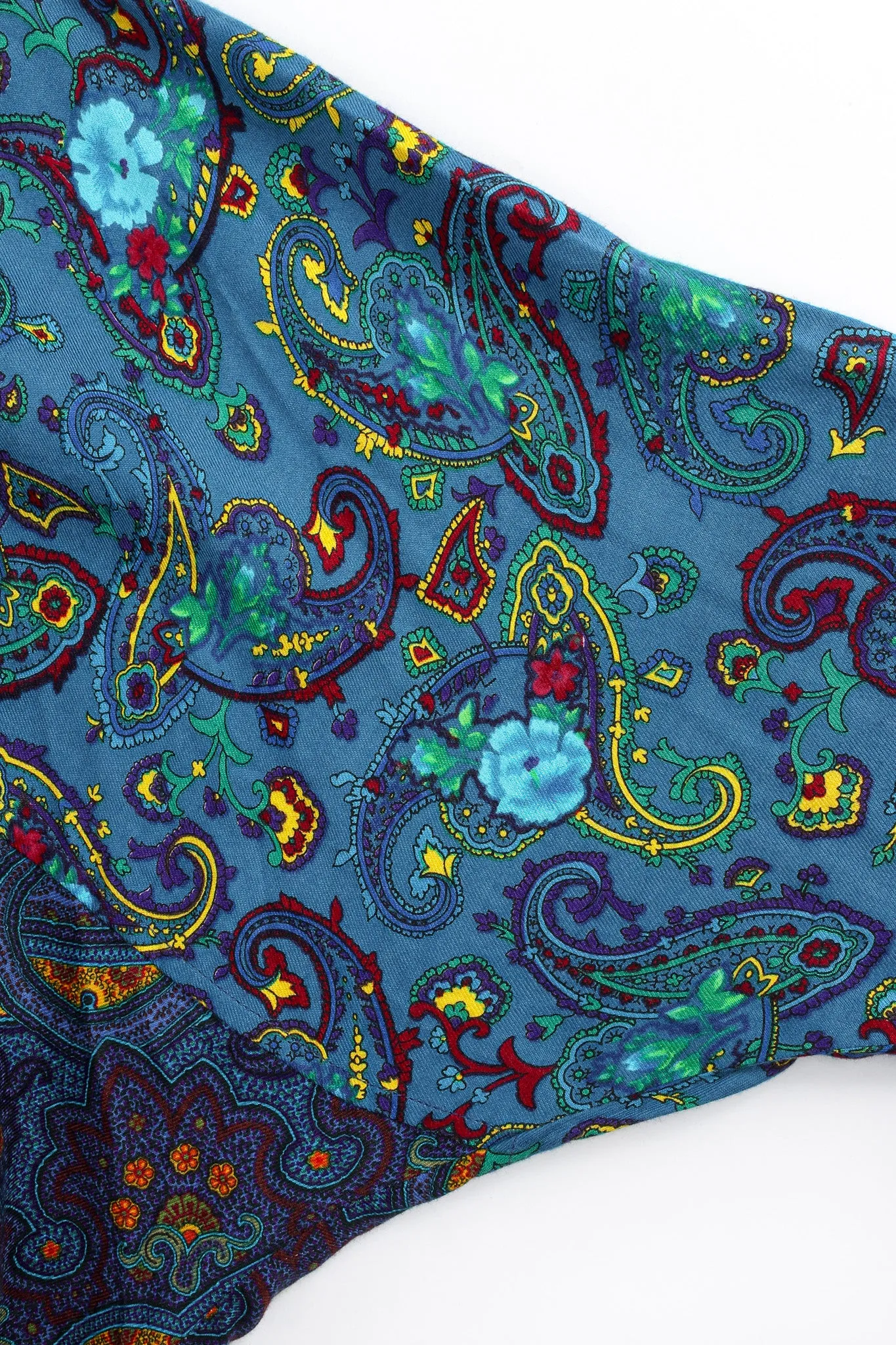 Paisley Floral Tunic Shirt Dress
