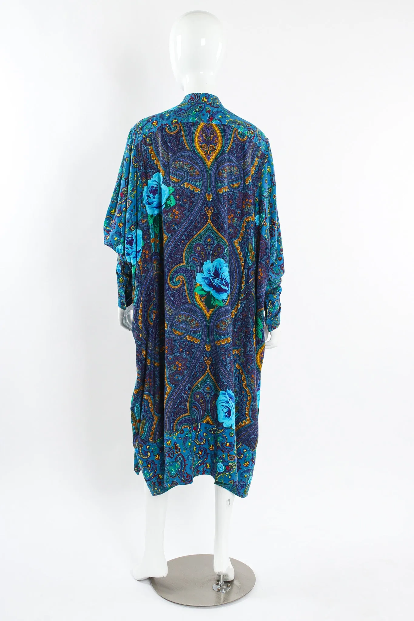 Paisley Floral Tunic Shirt Dress