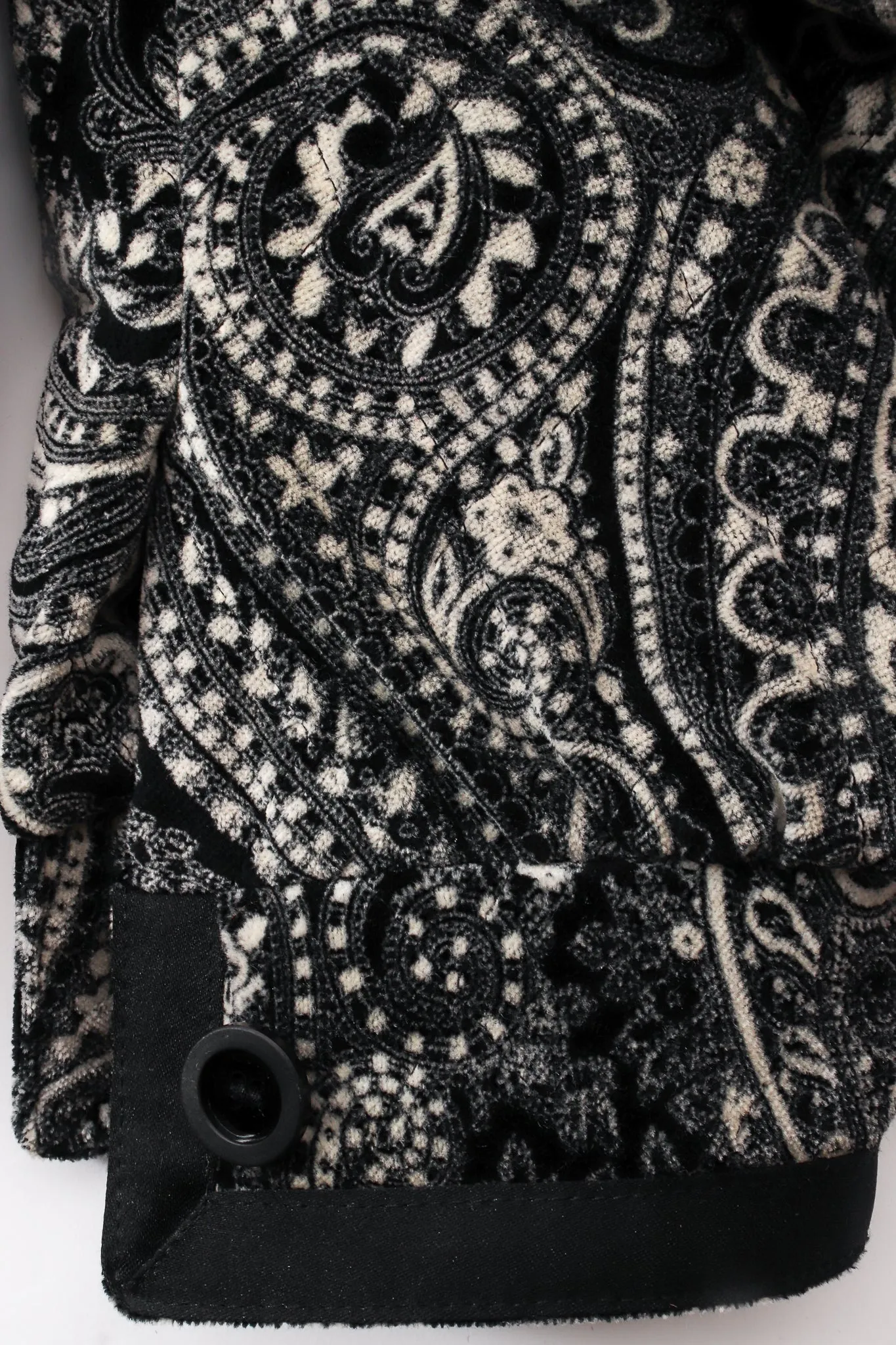 Paisley Quilted Velvet Bomber Jacket