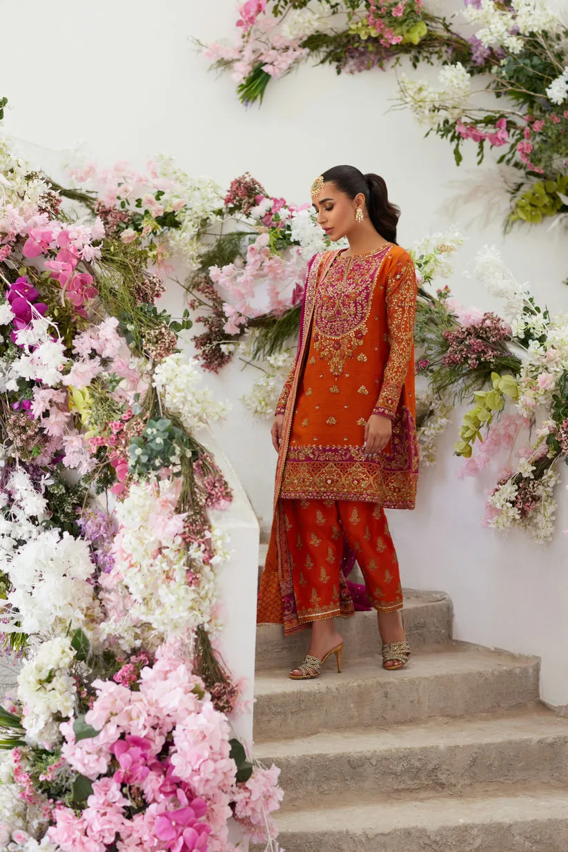 Pakistani Wedding Dress in Salwar Kameez Dupatta Style