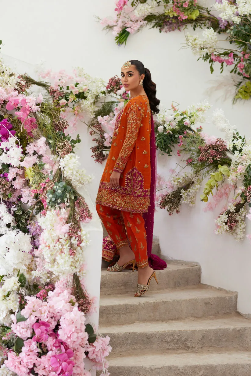 Pakistani Wedding Dress in Salwar Kameez Dupatta Style