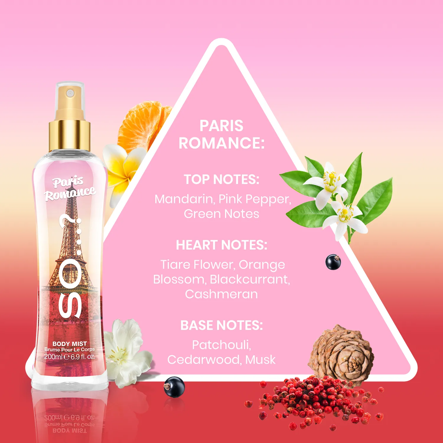 Paris Romance Body Mist 200ml