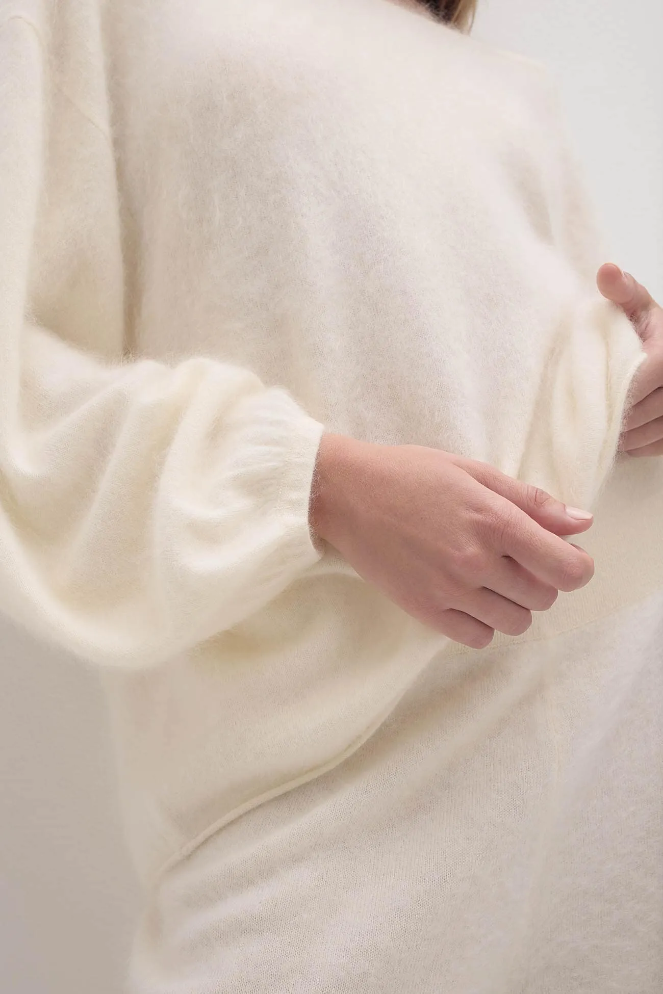 PENELOPE BRUSHED CASHMERE BOATNECK SWEATER