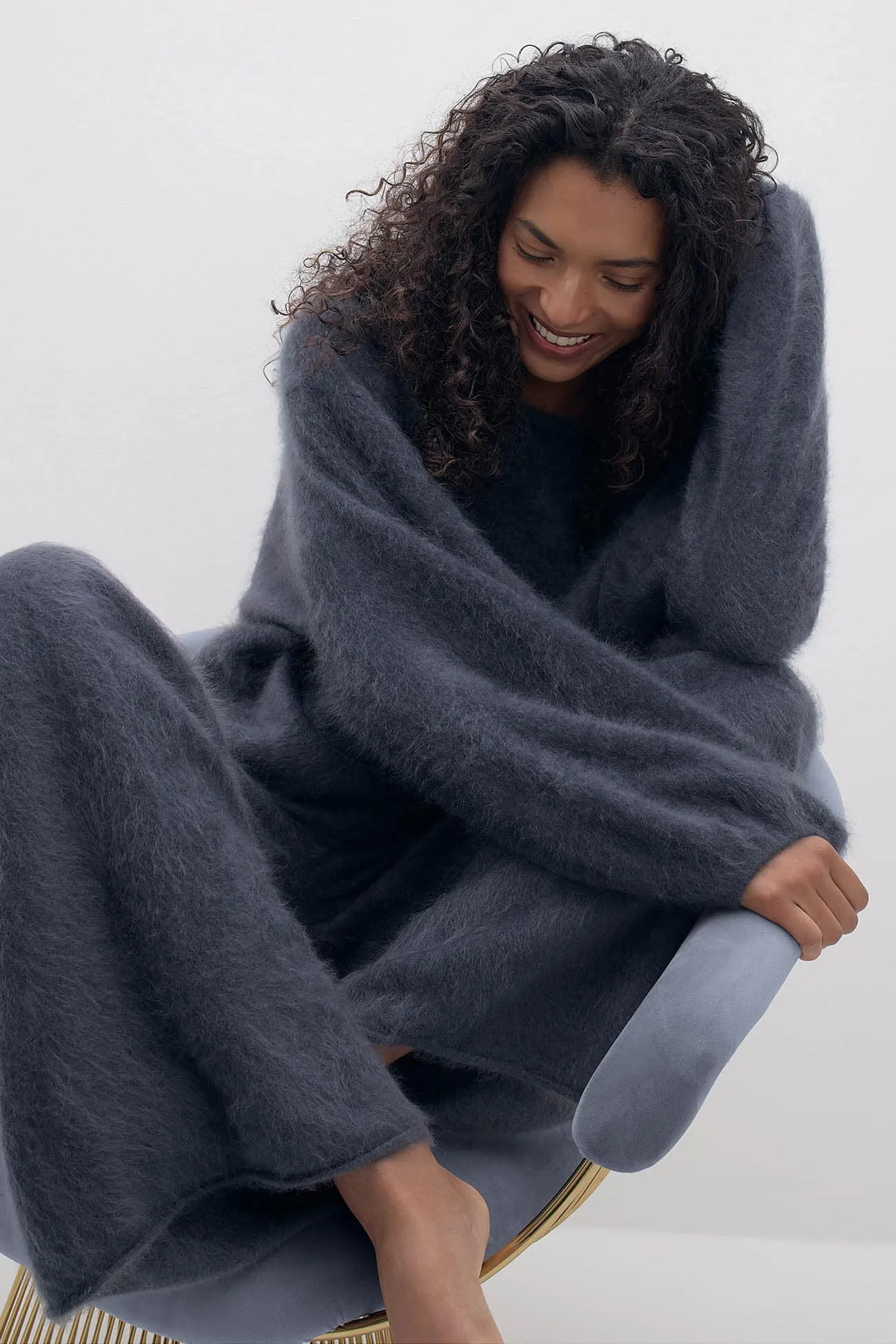 PENELOPE BRUSHED CASHMERE BOATNECK SWEATER