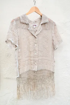 Piano Shawl Lounge Shirt (Small)